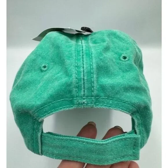 NWT Adult St. Maarten Dutch Caribbean Green Baseball Cap by Kaufman - Picture 3 of 5